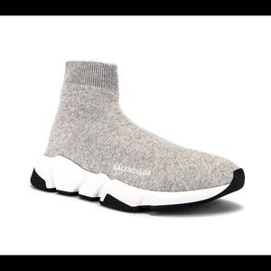 Balenciaga speed light sneaker in grey brand new